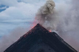 Rage can feel like a volcanic explosion, photo of a volcano smoking. Anger, anxiety and rage can be treated in Westfield, Cranford and Scotch Plains, NJ. You can also get anxiety treatment with online therapy in New Jersey.