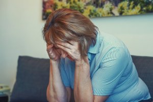 Sad face depressed elderly woman. Very sad caucasian elderly female. Concept of loneliness and pain. Grief in the family. Loss of a loved one. You can get therapy for loss and grief in scotch plains, NJ at Brave Minds Psychological Services. Grief counseling in Westfield, NJ is available here!