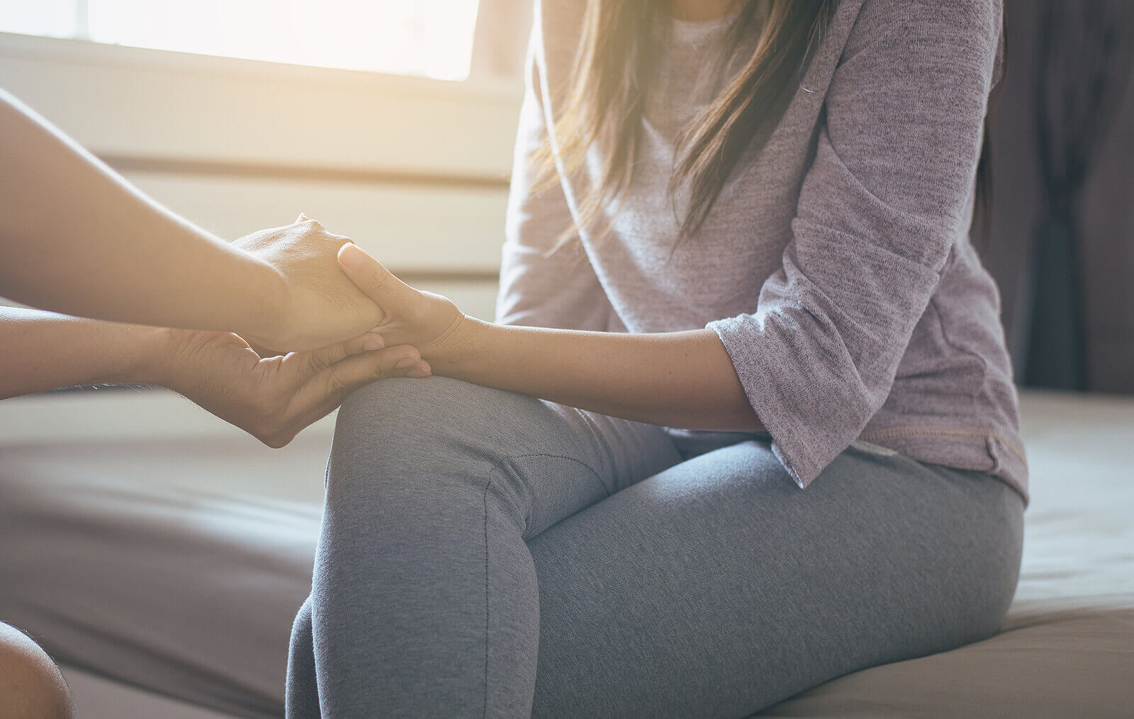 Image of one person supporting another by holding their hands. You don't have to continue suffering for narcissistic abuse with trauma therapy in New Jersey. We can provide EMDR therapy for a trauma therapist in Scotch Plains NJ 07091. Call today!