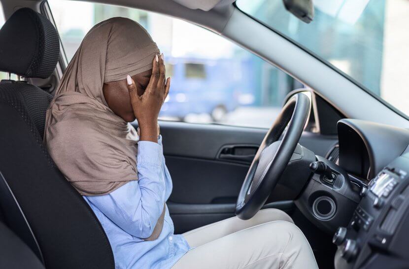 Image of a woman covering her face while sitting in the car. Have you considered anxiety treatment in Westfield, NJ? A therapist can help you address your fear of driving in anxiety therapy. If have experienced signs of anxiety then it is time to start anxiety counseling. Reach out now to start in New Jersey