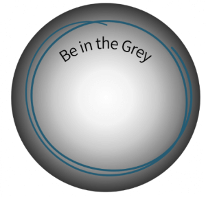 Graphic of a grey circle with words in a blue circle. Feeling stuck in your food allergy journey. Our experienced therapists in Branchburg, NJ can help you navigate the grey of food allergies. Visit us Today!