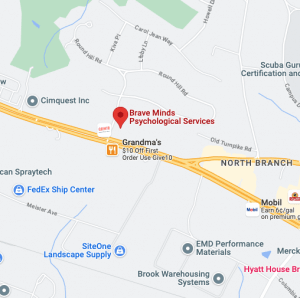 Branchburg Therapy office where therapists treat anxiety and trauma in children, teens and adults.