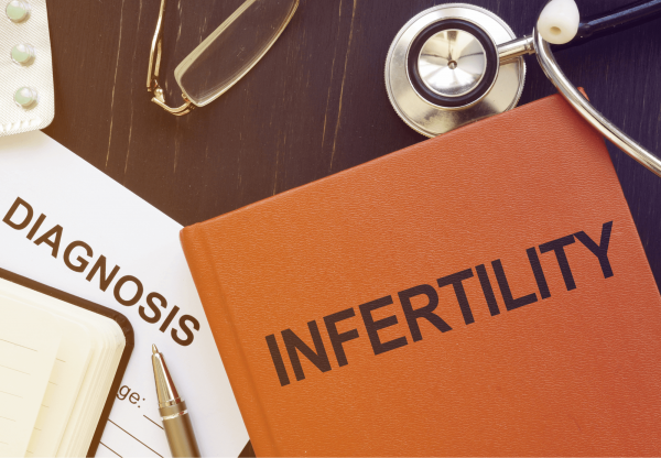 An image of an infertility diagnosis. Infertility can be difficult and challenging mentally. Look for a therapist near you to help process and work through infertility.