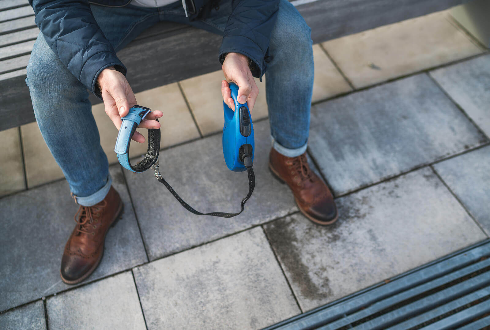 A close up of a person holding a leash and collar. This could represent a loss that grief counseling in Westfield, NJ can offer support in overcoming. Learn more about the help of a grief therapist in Westfield, NJ can offer by searching grief counseling nj today.