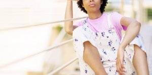 A woman sits near a railing with a pensive look on her face. This could represent the time taken to overcome trauma. Learn how trauma therapy in Branchburg, NJ can help by searching for EMDR trauma threapy in Scotch Plains, NJ. Contact a trauma therapist in Scotch Plains, NJ for more info. 