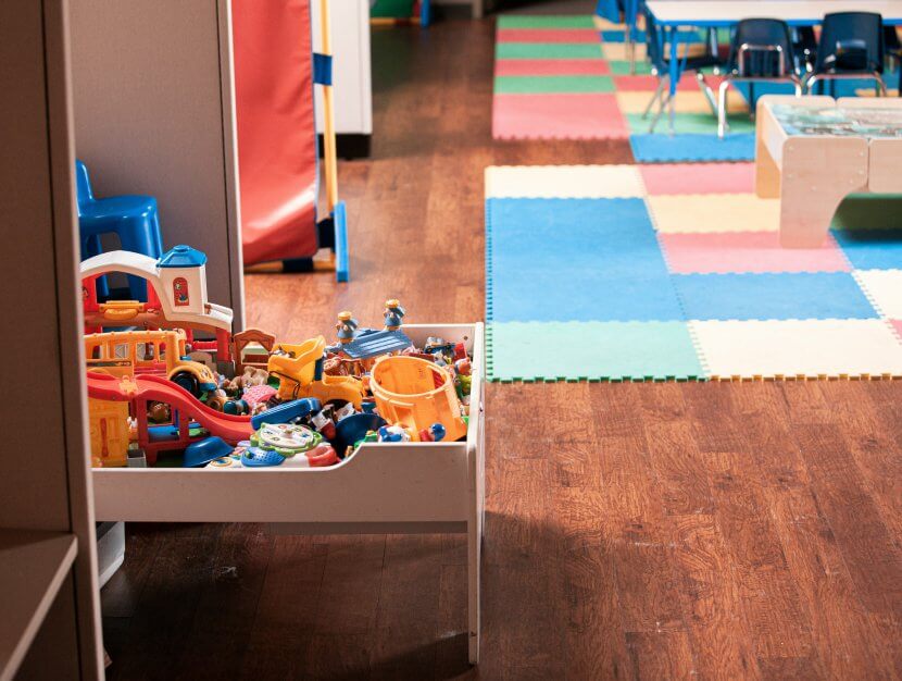 A designated play space with colorful mats and a variety of toys to help encourage practical and purposeful play for treating childhood anxiety. Look for a play therapist in Branchburg or Scotch Plains, NJ today!