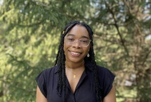 Jaylin Giles-Ewell, counseling intern with a concentration in art therapy