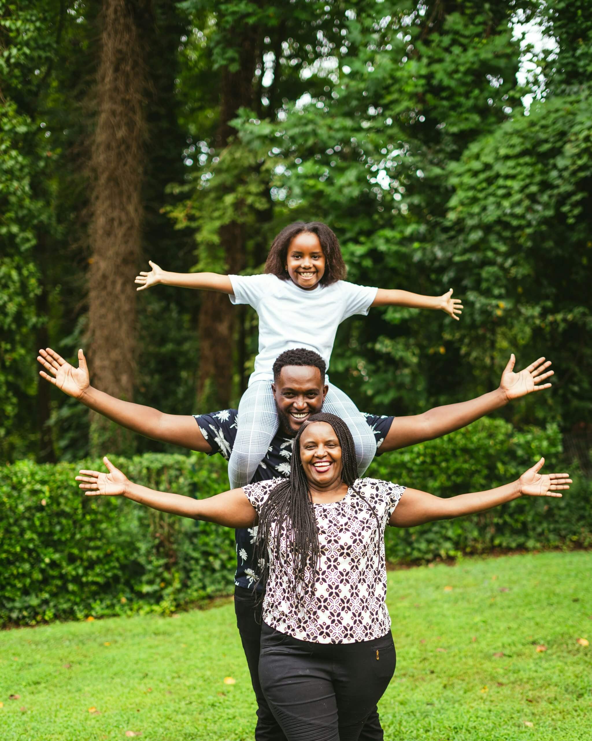 Joyful family embracing outdoors representing successful neurodivergent journey NJ families experience through therapy for ADHD near Scotch Plains 07076 and Branchburg, NJ.